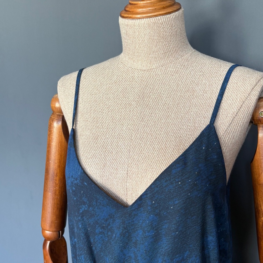 Babaton Slip Dress | Size Small | Midnight Blue Spaghetti Strap